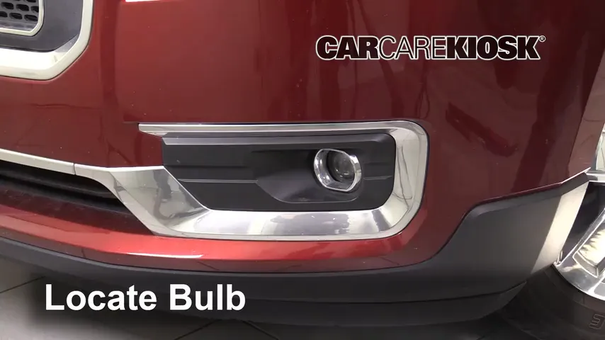 2017 GMC Acadia Limited 3.6L V6 Lights Fog Light (replace bulb)